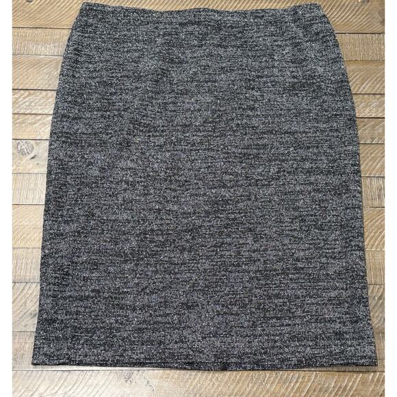 Chelsea & Theodore Black/ White Heathered PULL ON Skirt - Women's Size XL - Picture 1 of 9